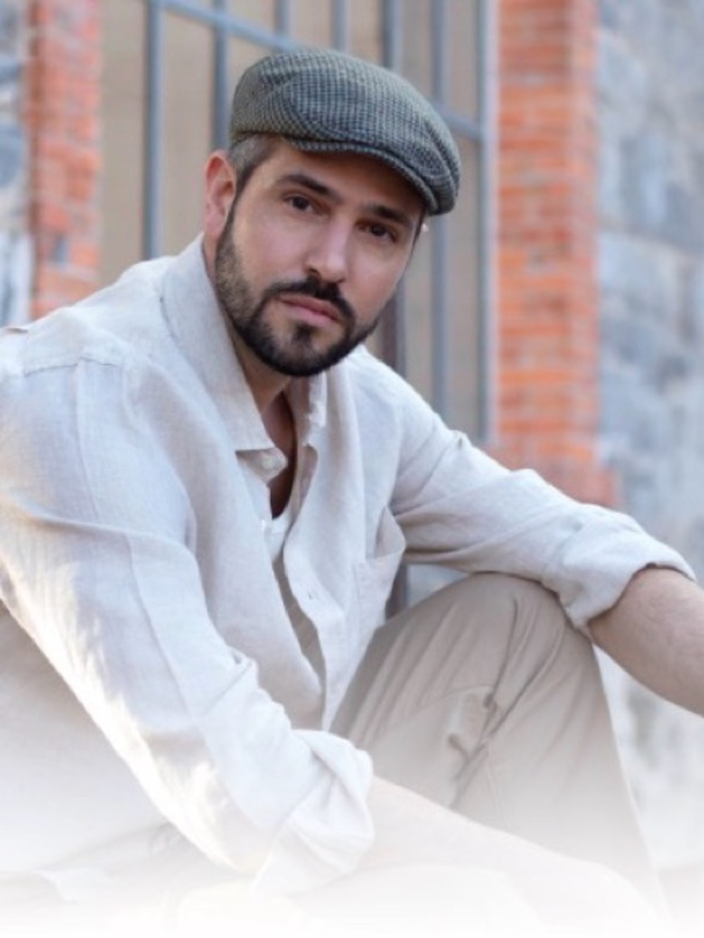 STETSON All American “
Linen Flat Cap - Grey | Size Sm / Med